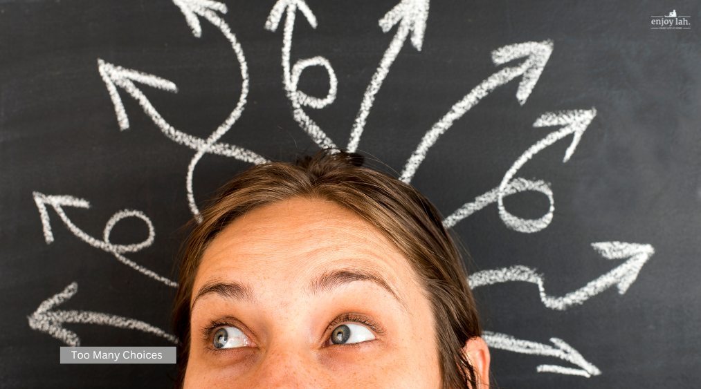 too many choices to make can lead to cognitive overload