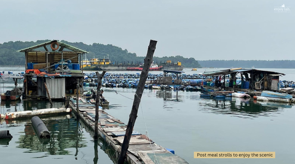 Scenic jetty view for post meal strolls