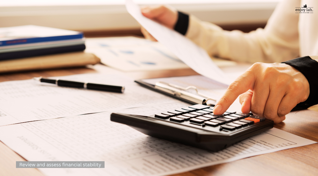 what to do after being laid off is to review and assess financial stability