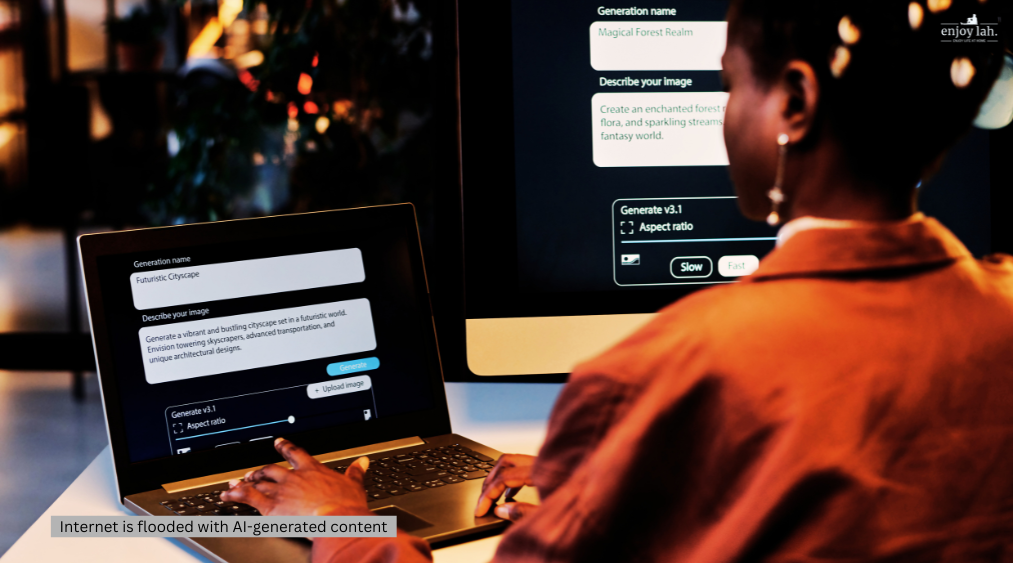 internet is flooded with ai generated content