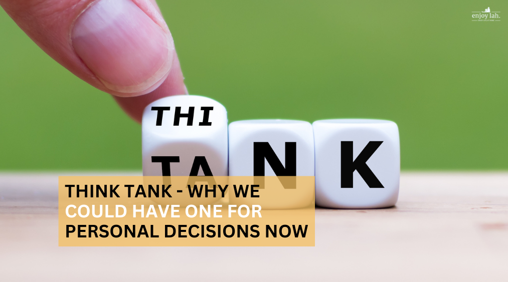 think tank - why we could have on personally now