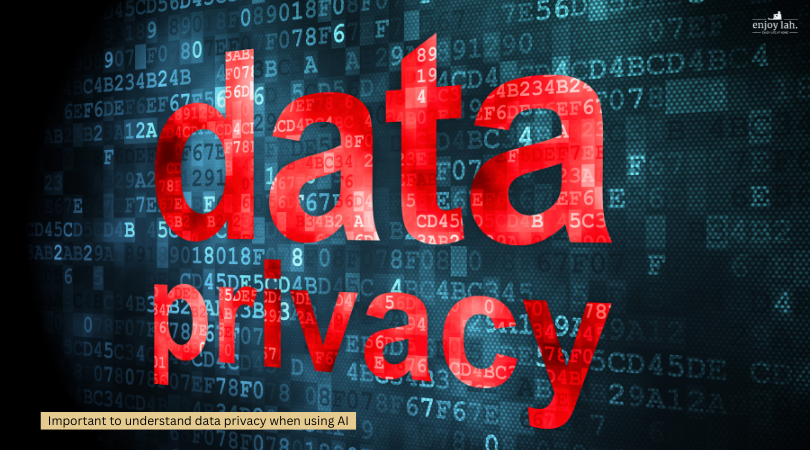 Important to understand data privacy when using AI